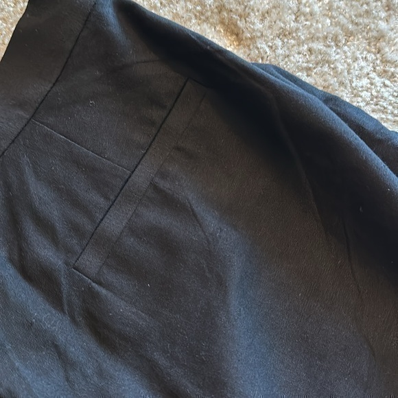 Turnblack India Linen Black Part of You High-Waisted Ankle Cropped Pants - Picture 13 of 15